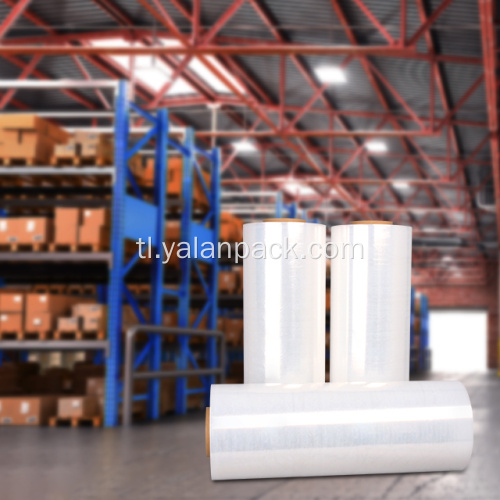 PE plastic pallet wrap film.